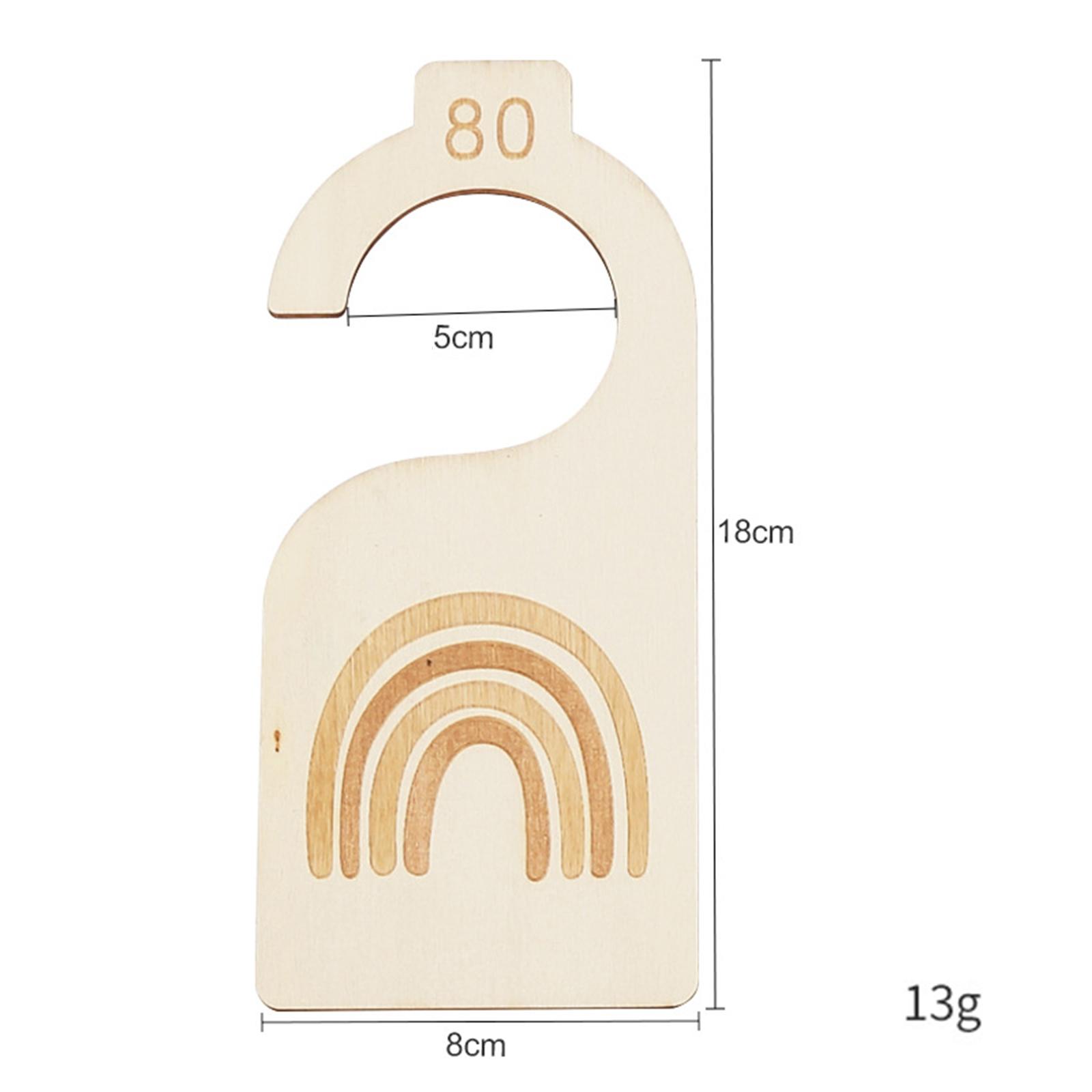 Baby Clothing Tags - 8 divisores de armario para bebé,