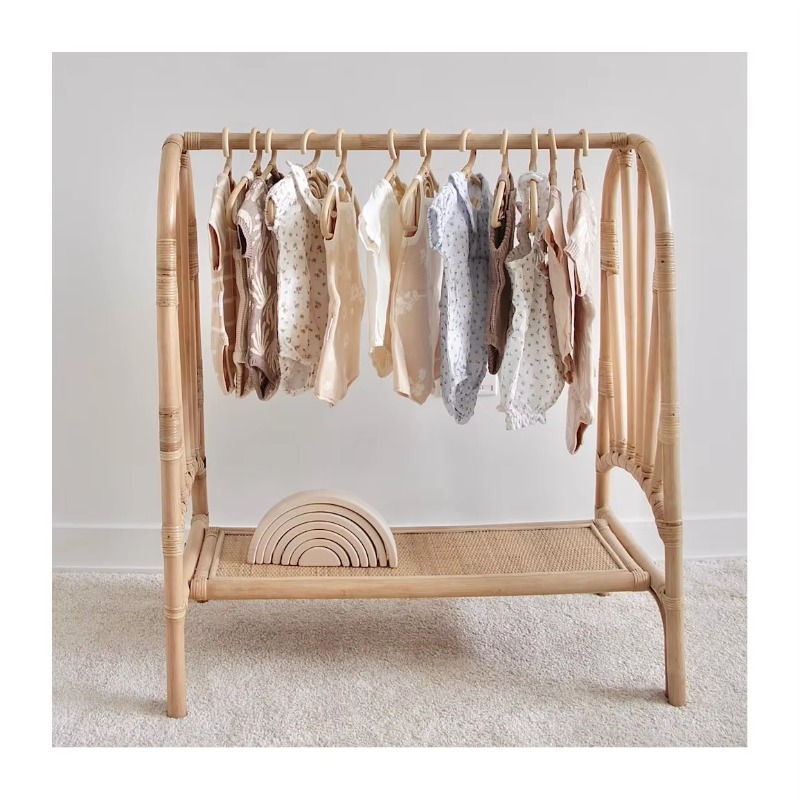 Baby Clothing Rail - Perchas pequeñas decorativas, estantes de almacenamiento