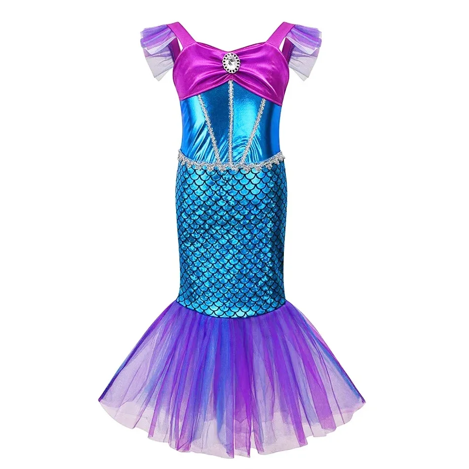 Vestido de sirena para niñas y - Baby Q Clothing reseña y precio