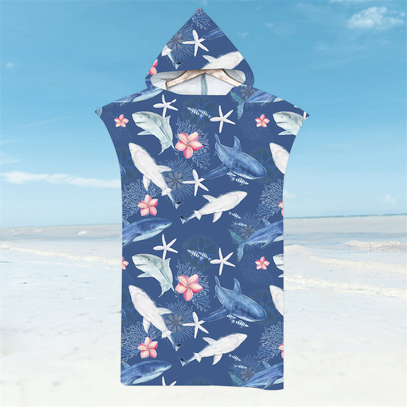 Albornoz de tiburón, toalla de - Hooded Bath Towel reseña y precio