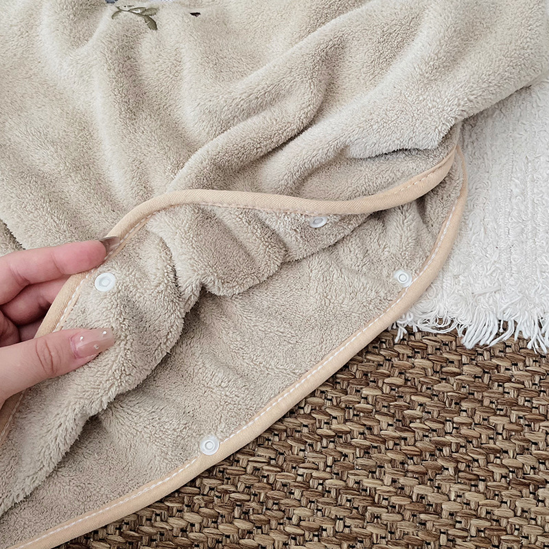 Capas de lana Coral para niños - Hooded Bath Towel reseña y precio