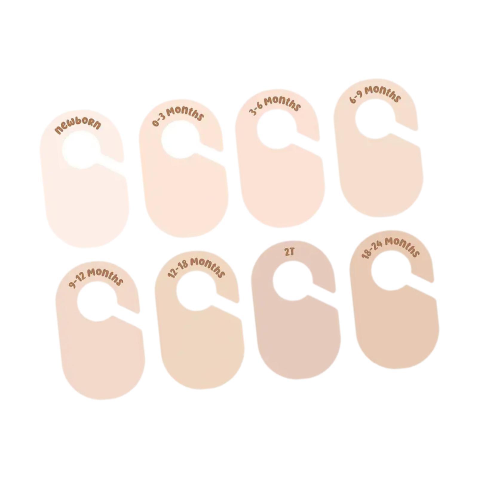 8 piezas de separadores de rop - Baby Clothing Tags reseña y precio