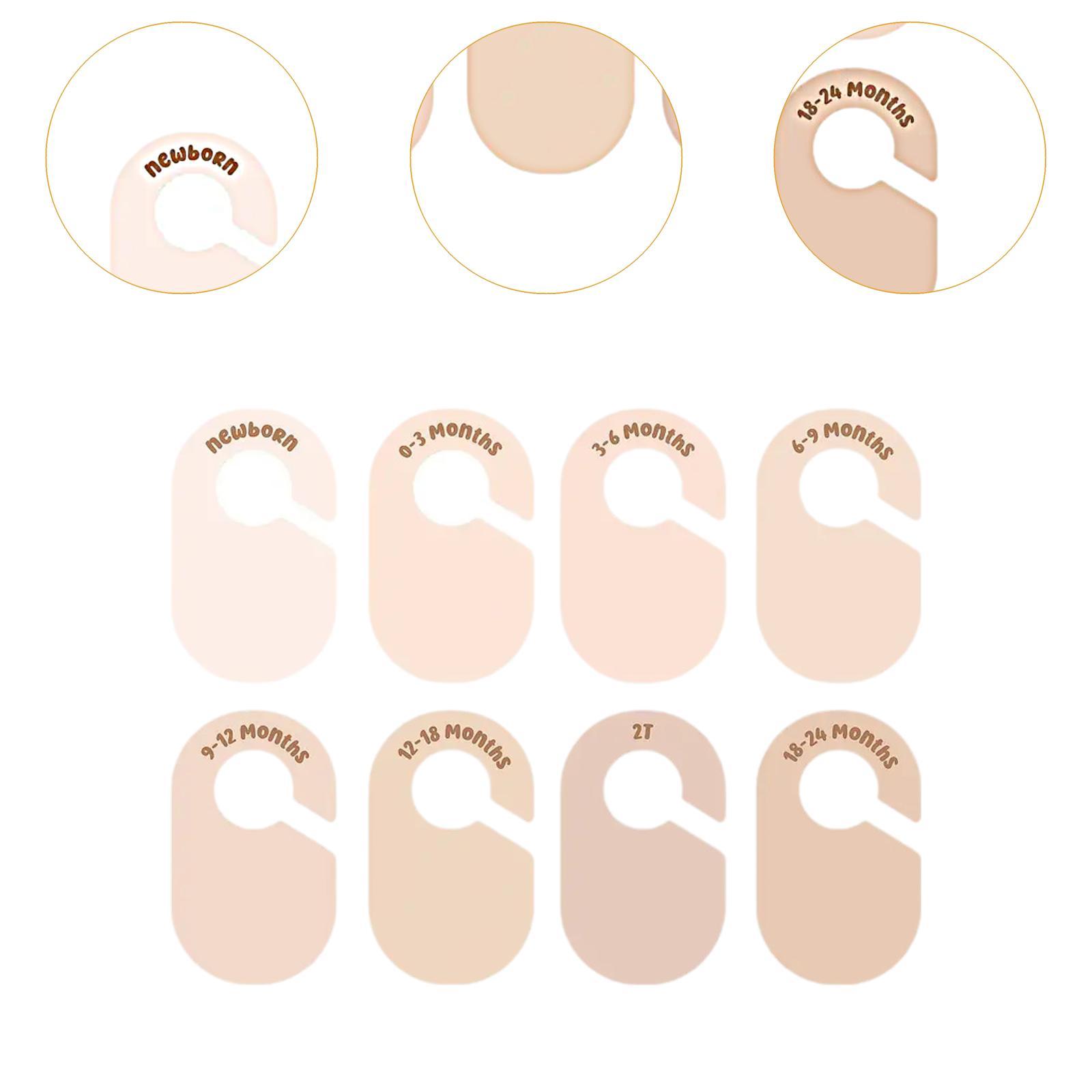 8 piezas de separadores de rop - Baby Clothing Tags reseña y precio