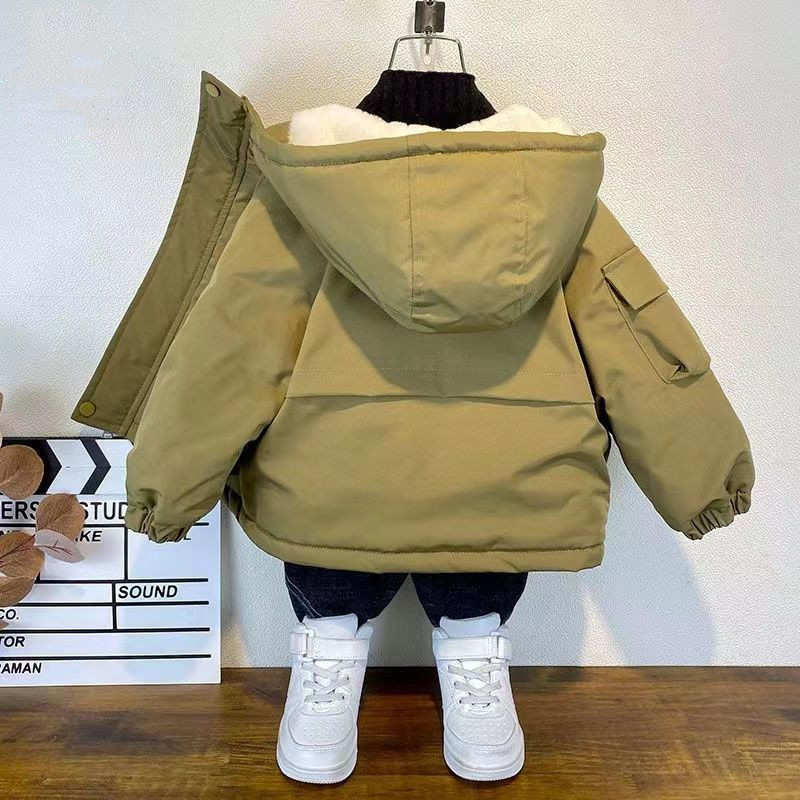 Chaqueta cálida de felpa con c - Baby X Clothing reseña y precio