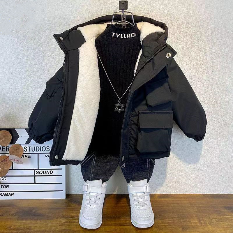 Chaqueta cálida de felpa con c - Baby X Clothing reseña y precio