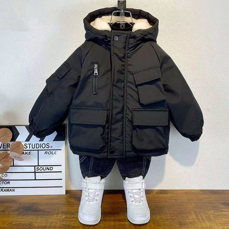 Chaqueta cálida de felpa con c - Baby X Clothing reseña y precio